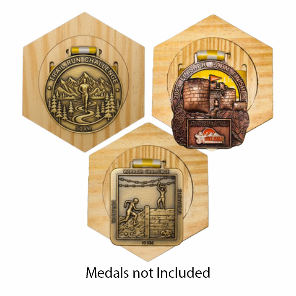 Hexa Medal holder Set of 3